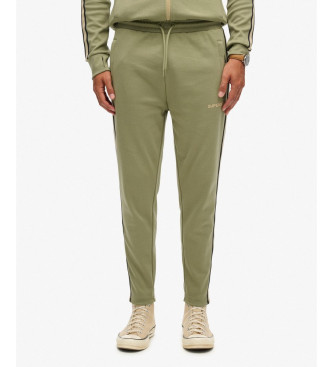 Superdry para hombre. M7011415A Pantalón Jogger Tech Cult verde (S), Casual, Algodón
