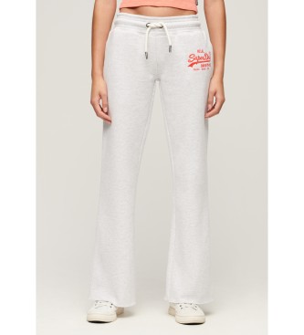 Superdry para mujer. W7011038A Pantalón Jogger acampanados Neon gris (L), Casual, Algodón
