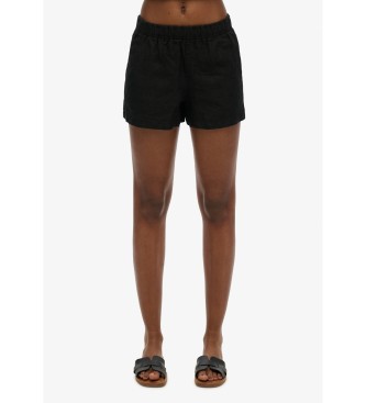 Superdry para mujer. W7110450A Short Draw negro (L), Casual, Algodón
