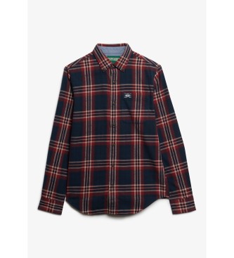 Superdry Para Hombre. M4011047A Camisa Lumberjack Multicolor (S), CláSico, PoliéSter, Manga Larga-image