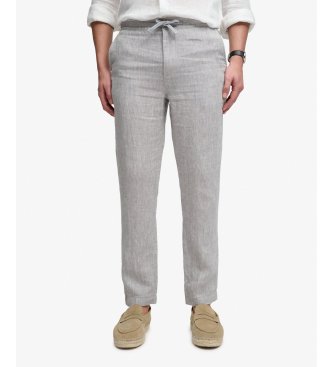 Para hombre. M7011509A Pantalón Merchant Linen (XL), Casual, Lino