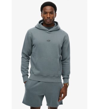 Superdry Sudadera con capucha Micro Logo Hood azul