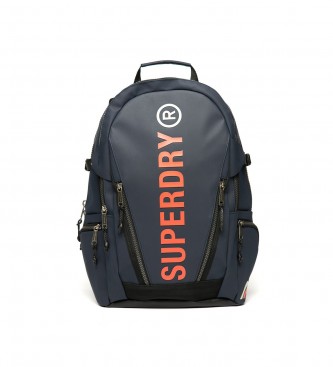 Superdry para hombre. W9110342A Mochila de Lona marino (OSFA), Azul, Casual, Deportivo, Poliéster
