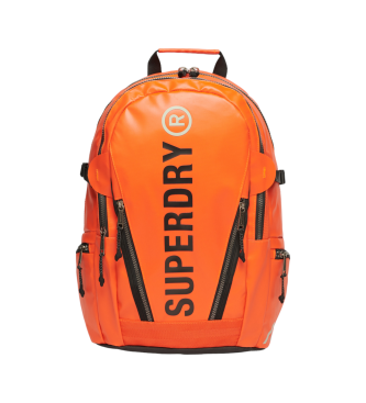 Superdry unisex. W9110342A Mochila de lona naranja (OSFA), Casual, Poliéster
