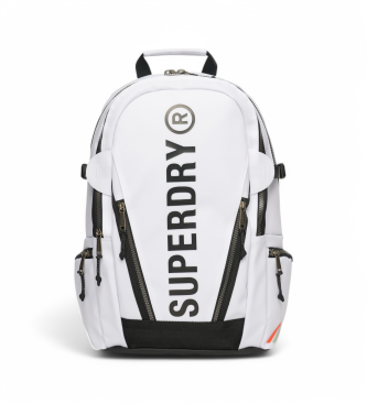 Superdry para mujer. W9110342A Mochila de lona blanco (OSFA), Casual, Poliéster