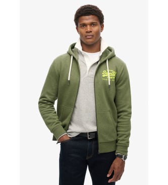Sudadera Neon Vl Graphic verde (S), Casual, Algodón, Sostenible, Superdry outlet 2024.