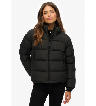 Superdry unisex. W5012006A Abrigo Sports Puffer negro (L), Otoño/Invierno, Casual, Poliéster