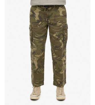 Superdry Pantalón cargo Parachute Light verde