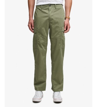 Superdry Pantalón cargo Regular Taper verde