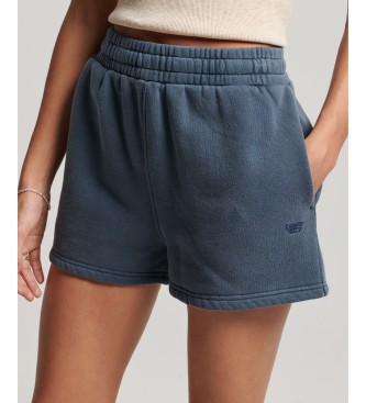 Pantalón corto de chándal Vintage Wash marino (M), Casual, Poliéster