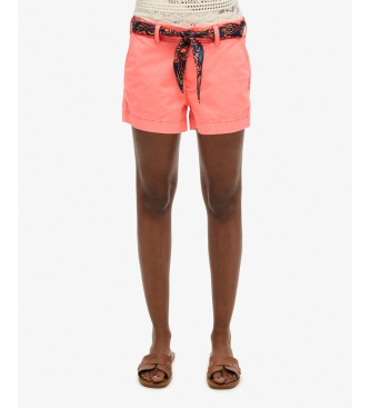 Superdry para mujer. W7110454A Shorts Classic coral (S), Casual, Algodón