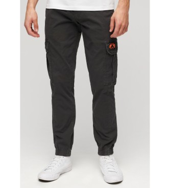 Superdry per uomo M7011131A Pantaloni cargo slim fit per il nero Casual Cotone
