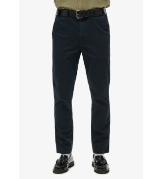 Superdry para hombre. M7011135A Pantalón chino International marino (32/32), Casual, Algodón