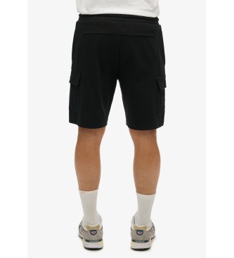 Superdry para hombre. M7110470A Short Cargo Tech negro (S), Casual, Algodón 2
