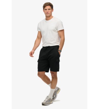 Superdry para hombre. M7110470A Short Cargo Tech negro (S), Casual, Algodón 4