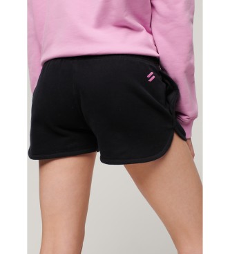 Superdry para mujer. W7110416A Pantalón corto Sportswear Racer negro (XL), Casual, Algodón 2