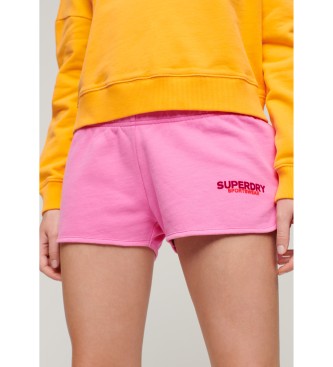 Superdry Damen Rosa Shorts Für Sportswear Logo - Bild 2