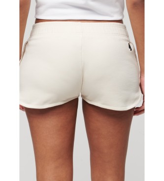 Superdry para mujer. W7110416A Pantalón corto Sportswear Racer blanco roto (L), Casual, Algodón 2