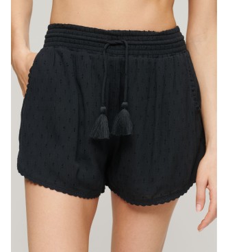 Superdry para mujer. W7110346A Pantalón Corto de playa Vintage marino (XXS), Casual, Modal