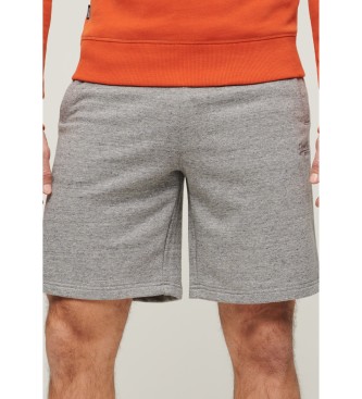Superdry para hombre. M7110427A Pantalón corto de punto gris (L), Casual, Algodón