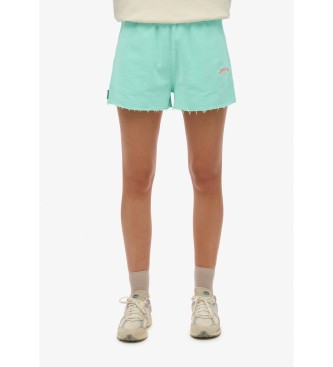 Superdry para mujer. W7110462A Short teñido Essential turquesa (44), Casual, Algodón