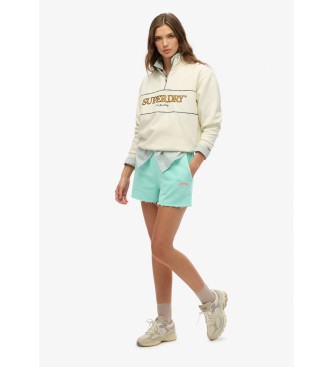 Superdry para mujer. W7110462A Short teñido Essential turquesa 4