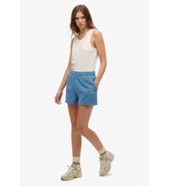 Superdry para mujer. W7110462A Short teñido Essential azul 3