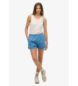 Superdry para mujer. W7110462A Short teñido Essential azul 4