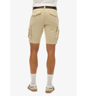 Superdry para hombre. M7110433A Pantalón corto Core beige 2
