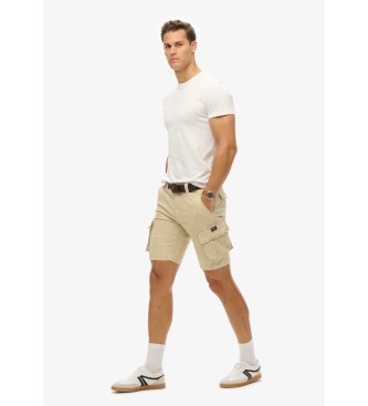 Superdry para hombre. M7110433A Pantalón corto Core beige 4