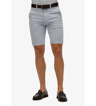 Superdry para hombre. M7110397A Pantalón corto Vintage International gris (30), Casual, Algodón
