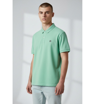 Superdry para hombre. M1110451A Polo Vintage Destroy verde (XXL), Casual, Algodón, Manga corta