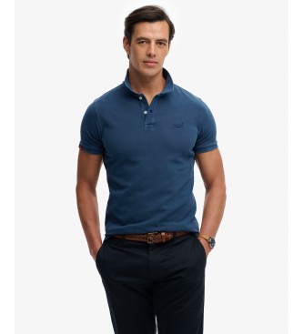 Superdry Polo Vint Destroy azul