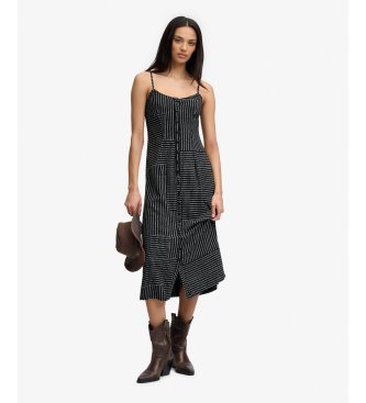 Superdry Vestido Cami Print negro