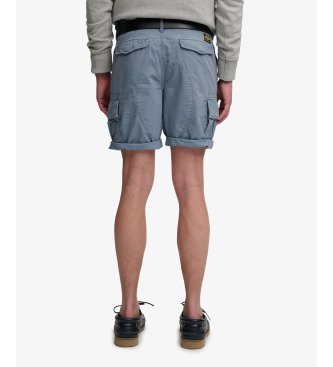 Superdry Shorts Ripstop Light Cargo azul gris