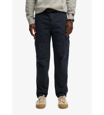 Superdry para hombre. M7011439A Pantalón Ripstop Light Cargo marino (30/32), Casual, Algodón