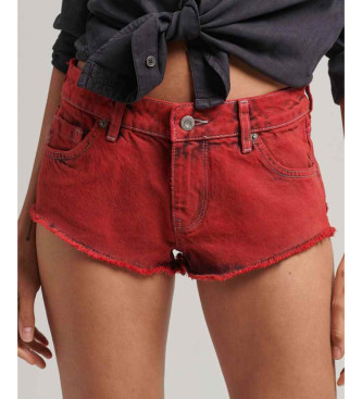 Superdry per donna W7110382A Shorts con effetto lavaggio a caldo 30 Casual Cotone Denim