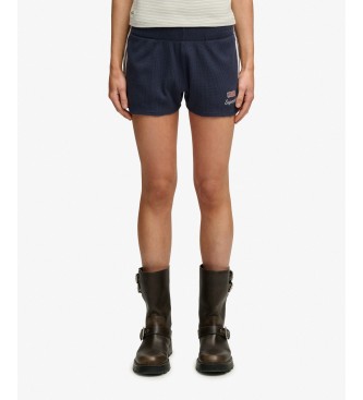 Superdry para mujer. W7110506A Short Waffle Retro marino (S), Casual, Algodón