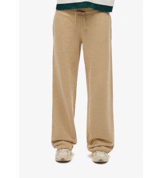 Superdry para mujer. W7011210A Pantalón jogger Studios taupe (L), Casual, Deportivo, Algodón, Multideporte
