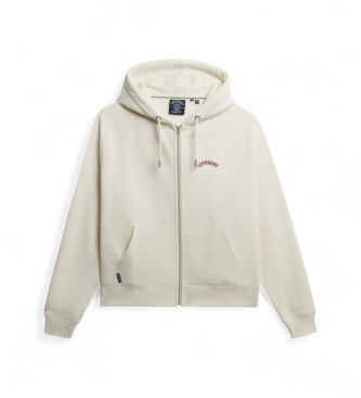 Superdry unisex. W2012689A Sudadera Essential Logo beige (10 UK = S), Casual, Algodón