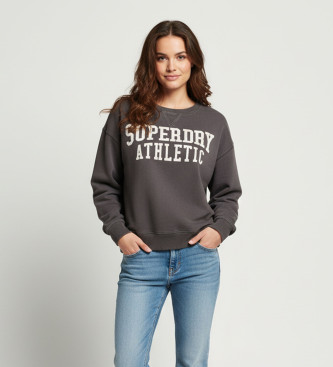 Superdry unisex. W2012441A Sudadera Relaxed lila (M), Casual, Algodón