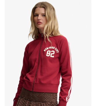 Superdry Sudadera Athletic Applique burdeos