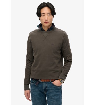 Superdry para hombre. M2014174A Sudadera clásica Essential negro (M), Casual, Algodón