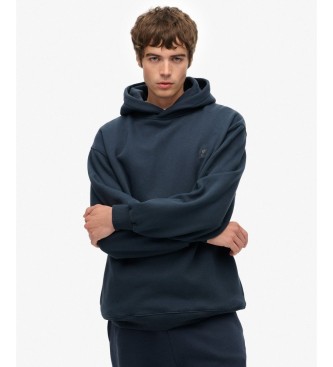 Superdry Sudadera con capucha Blank Oversized marino