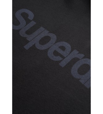 Superdry para hombre. M2014025A Sudadera con capucha con logotipo Core City negro (S), Casual, Algodón 4