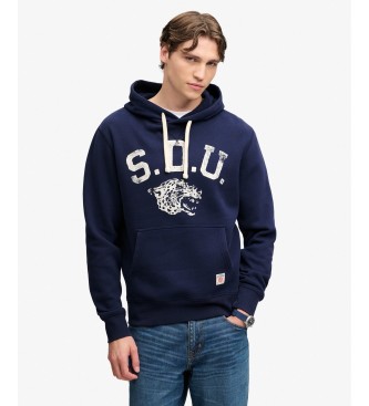 Superdry Sudadera con capucha Essential marino