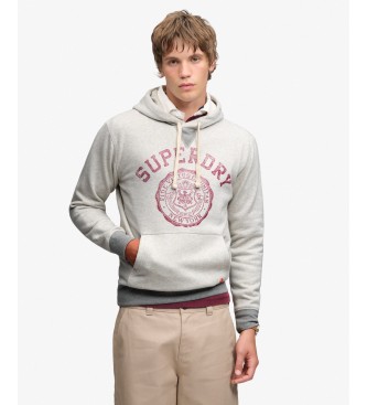 Superdry Sudadera con capucha Essential gris