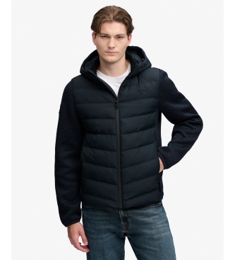 Superdry para hombre. M5012530A Chaqueta con capucha Hooded Storm marino (L), Casual, Poliéster Reciclado