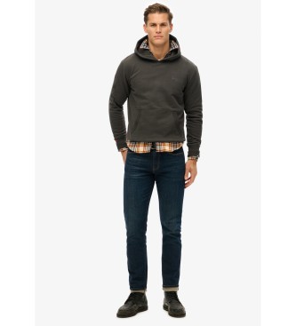 Superdry para hombre. M2014168A Sudadera con capucha y logotipo Essential negro (M), Casual, Algodón 3