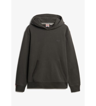 Superdry para hombre. M2014168A Sudadera con capucha y logotipo Essential negro (M), Casual, Algodón 4